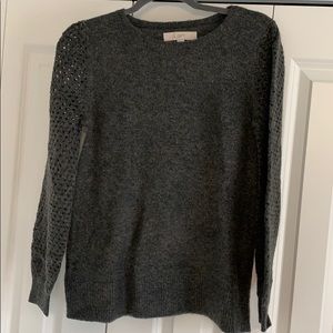 Loft dark gray sweater